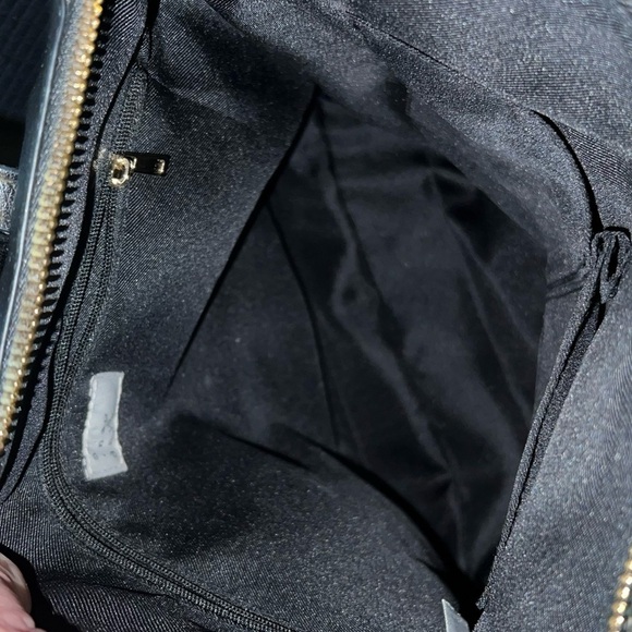 Black Leather Backpack Bag in Excellent Condition - Picture 8 of 16